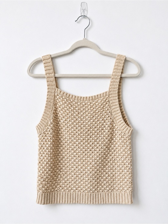 J. Crew Tops - J. Crew Cream Crochet Knit Tank